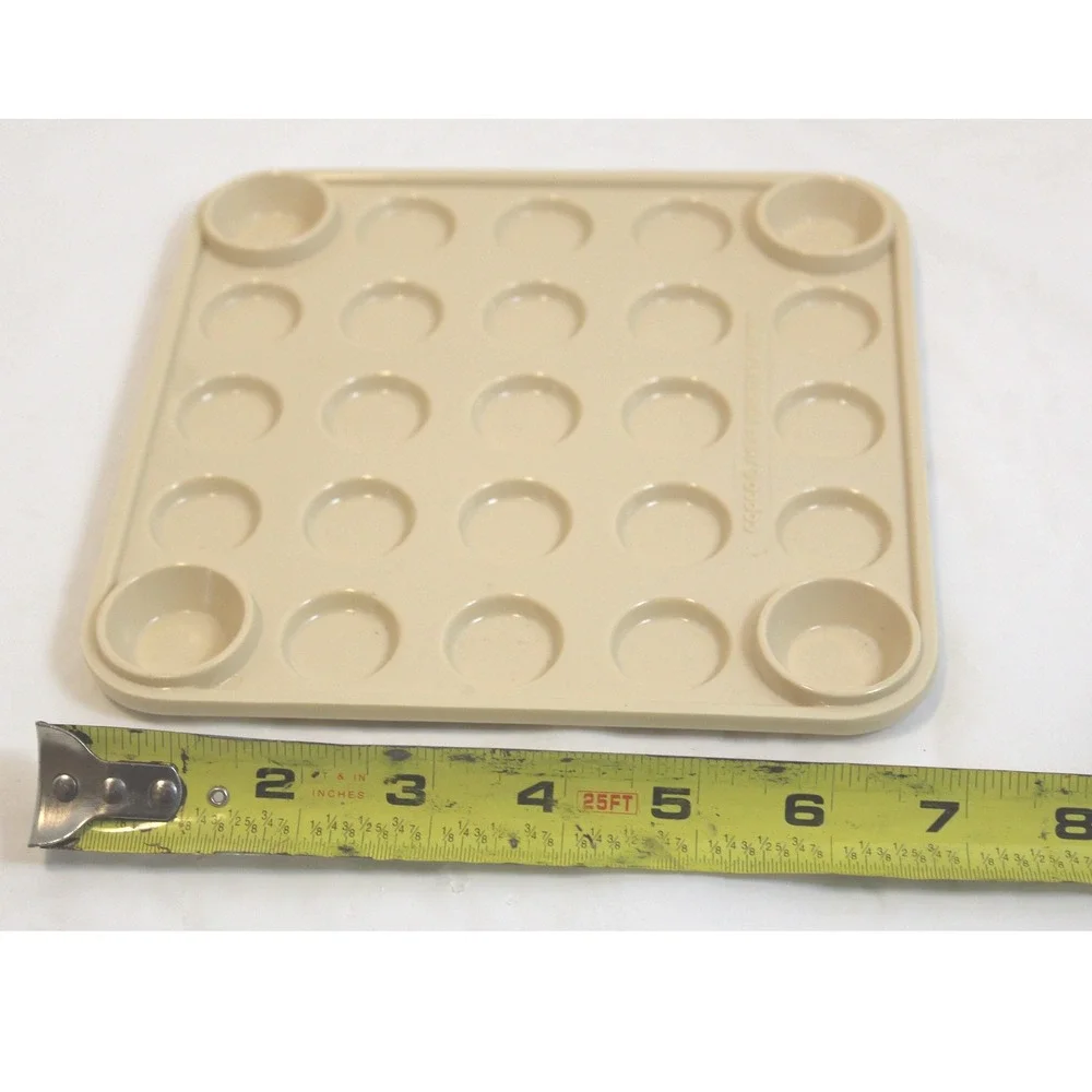 2 Vintage Copco Melamine Heat Resistant Trivets Mid Century Stackable Set Taiwan